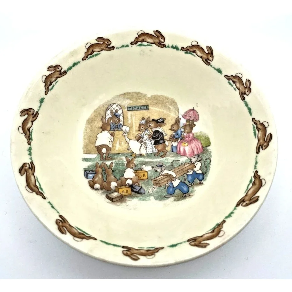 Bunnykins Royal Doulton China Child's Cereal Bowl